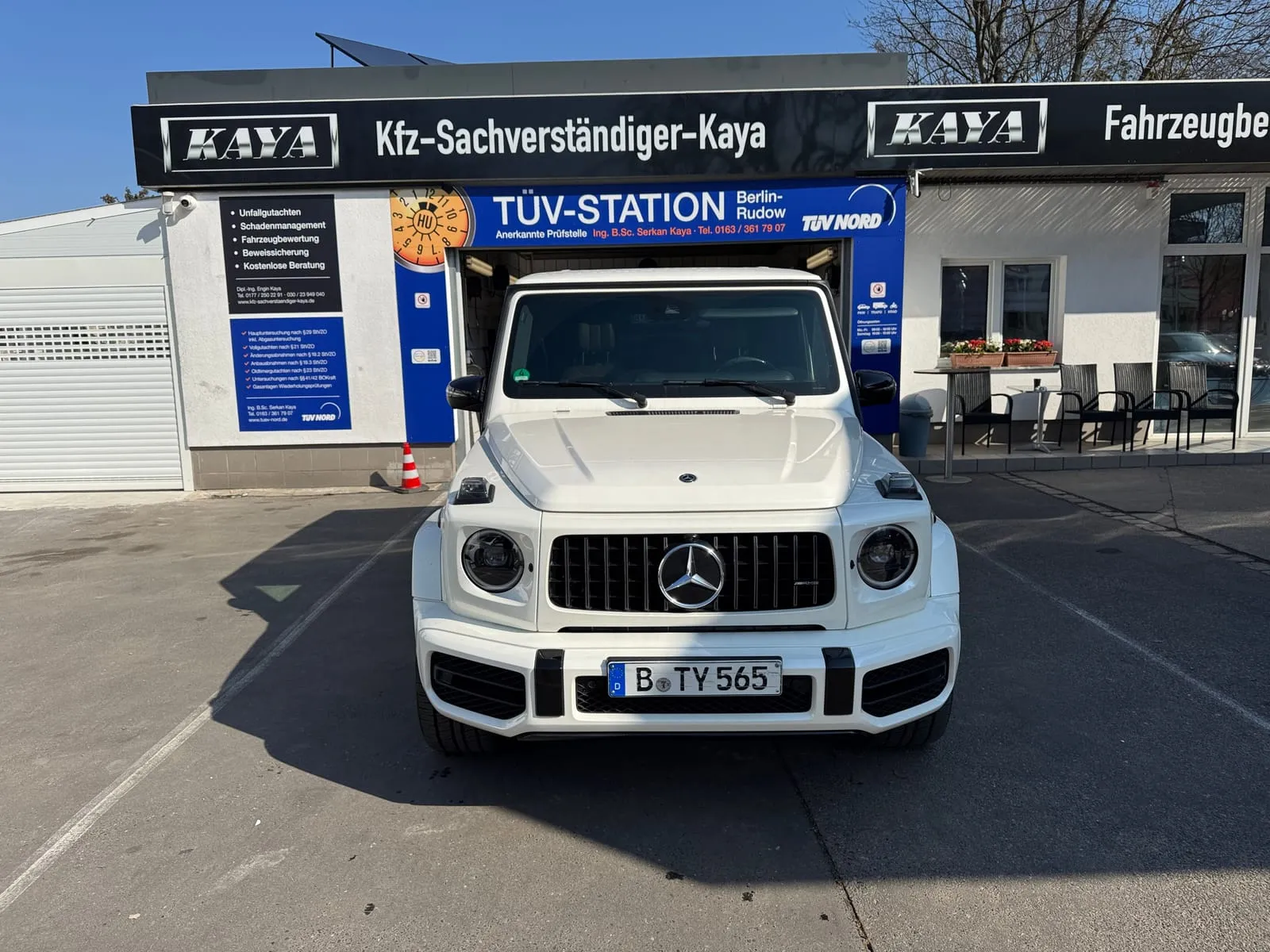 Kfz-Prüfstelle-Kaya in Berlin-Rudow, Außenansicht
